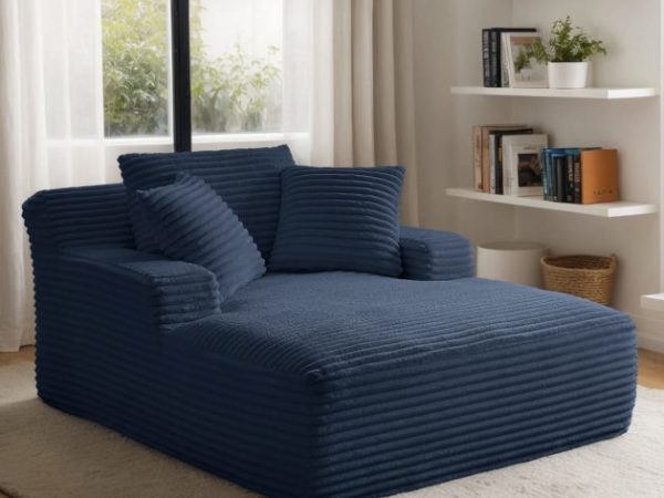 Wide Corduroy Upholstered Chaise Lounge only $379.99 shipped today (Reg. $1,080!)